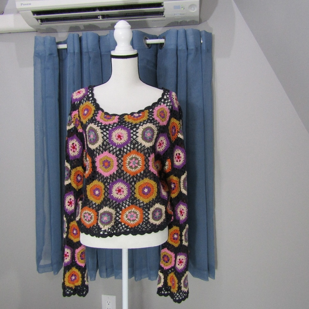 ZARA CROCHET KNIT TOP!